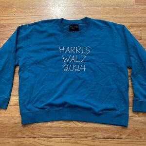 Lingua Franca‎ Harris Walz crew sweatshirt 2X
